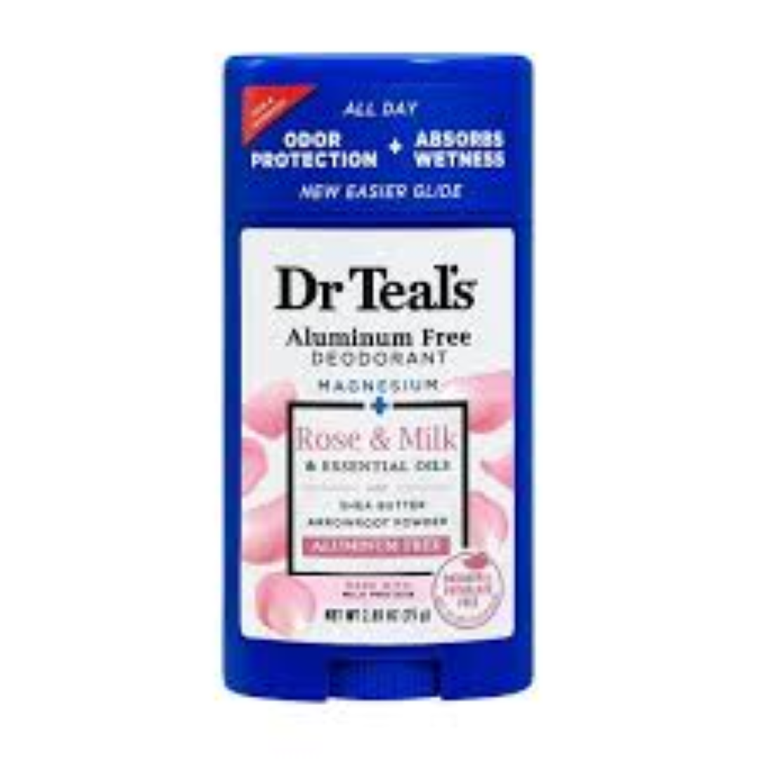 DR TEALS DEO ROSE N MILK WITH ESS OIL 75G